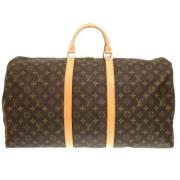 Louis Vuitton Vintage Pre-owned Canvas handvskor Brown, Dam