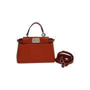 Fendi Vintage Pre-owned Laeder fendi-vskor Red, Dam