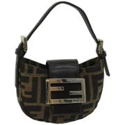 Fendi Vintage Pre-owned Canvas fendi-vskor Brown, Dam