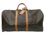 Louis Vuitton Vintage Pre-owned Canvas handvskor Brown, Dam