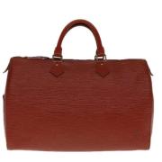 Louis Vuitton Vintage Pre-owned Laeder handvskor Brown, Dam