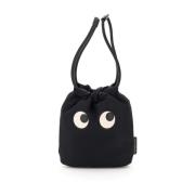 Anya Hindmarch Ikonisk Econyl Nylon Miniväska Black, Dam