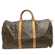 Louis Vuitton Vintage Pre-owned Canvas handvskor Brown, Dam