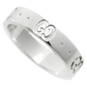 Gucci Vintage Pre-owned Metall ringar White, Dam