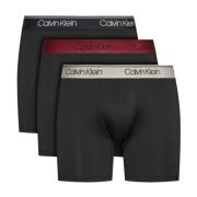 Calvin Klein 3-Pack Microfiber Stretch Boxers Black, Herr