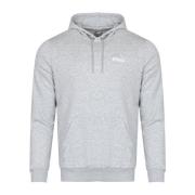 Puma Bomullshoodie med logotyp Gray, Herr