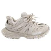 Balenciaga Vintage Pre-owned Plast sneakers Beige, Dam