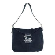 Fendi Vintage Pre-owned Mocka fendi-vskor Blue, Dam