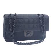 Chanel Vintage Pre-owned Tyg chanel-vskor Blue, Dam