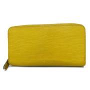 Louis Vuitton Vintage Pre-owned Laeder plnbcker Yellow, Dam