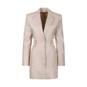 Jacquemus Beige Bari Jacket Beige, Dam