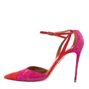 Aquazzura Pre-owned Pre-owned Mocka klackskor Red, Dam