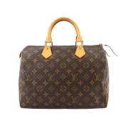 Louis Vuitton Vintage Pre-owned Canvas handvskor Brown, Dam