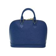 Louis Vuitton Vintage Pre-owned Laeder handvskor Blue, Dam