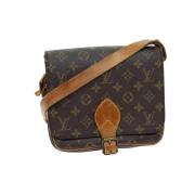 Louis Vuitton Vintage Pre-owned Canvas louis-vuitton-vskor Brown, Dam