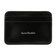 Acne Studios Stiliga Läderhandskar Black, Dam