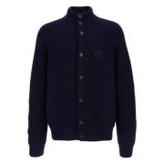 Giorgio Armani Stilig Blouson Jacka Blue, Herr