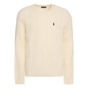 Ralph Lauren Rästickad tröja White, Herr