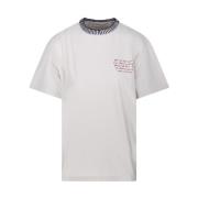 Golden Goose Heritage Journey Regular T-Shirt White, Dam