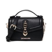 Love Moschino Svart Axelväska Handtag Black, Dam