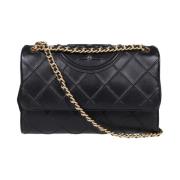 Tory Burch Mjuk Konvertibel Axelväska Black, Dam