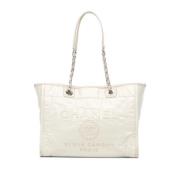 Chanel Vintage Pre-owned Laeder totevskor White, Dam