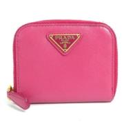 Prada Vintage Pre-owned Laeder plnbcker Pink, Dam