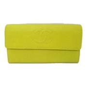 Chanel Vintage Pre-owned Canvas plnbcker Yellow, Dam