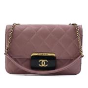 Chanel Vintage Pre-owned Laeder chanel-vskor Pink, Dam