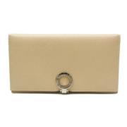 Bvlgari Vintage Pre-owned Laeder plnbcker Beige, Dam