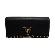 Louis Vuitton Vintage Pre-owned Laeder plnbcker Black, Dam