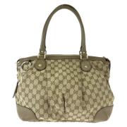 Gucci Vintage Pre-owned Canvas gucci-vskor Brown, Dam