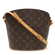 Louis Vuitton Vintage Pre-owned Canvas crossbodyvskor Brown, Dam