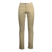 Gant Slim Ekologiska Bomullsbyxor Beige, Herr