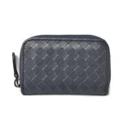 Bottega Veneta Vintage Pre-owned Laeder plnbcker Blue, Dam