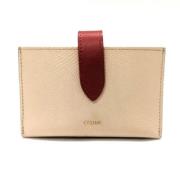 Celine Vintage Pre-owned Laeder plnbcker Beige, Dam