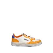 Autry Retro Vintage Sneaker i Orange/Blå Multicolor, Herr