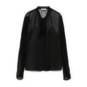 Twinset Svarta Tröjor för Kvinnor Aw24 Black, Dam