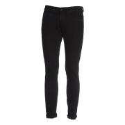 Dondup Svarta Skinny Denim Stretch Jeans Black, Herr