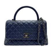 Chanel Vintage Pre-owned Laeder chanel-vskor Blue, Dam