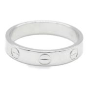 Cartier Vintage Pre-owned Vitt guld ringar Gray, Dam