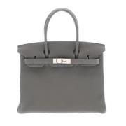 Hermès Vintage Pre-owned Laeder handvskor Gray, Dam