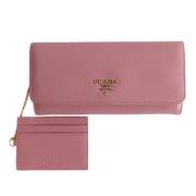 Prada Vintage Pre-owned Laeder plnbcker Pink, Dam