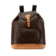 Louis Vuitton Vintage Pre-owned Canvas ryggsckar Brown, Dam