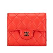 Chanel Vintage Pre-owned Laeder plnbcker Orange, Dam