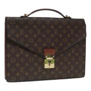 Louis Vuitton Vintage Pre-owned Canvas portfljer Brown, Dam