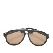 Gucci Vintage Pre-owned Acetat solglasgon Black, Dam