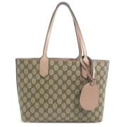 Gucci Vintage Pre-owned Canvas gucci-vskor Beige, Dam