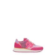 Wushu Ruyi Fuchsia Läder Sneakers med Ullinsats Pink, Dam