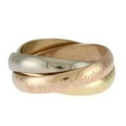 Cartier Vintage Pre-owned Vitt guld ringar Yellow, Dam